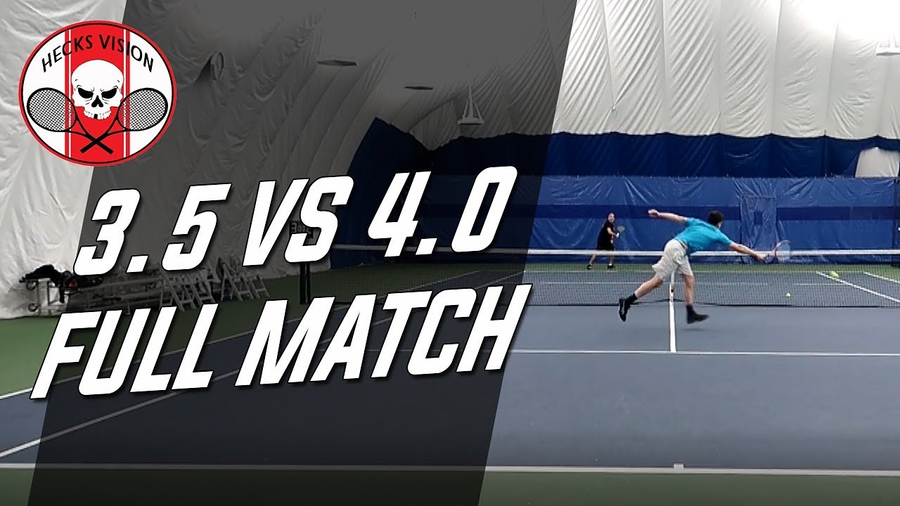 NTRP 3.5 vs 4.0 Full Match Tennis With Hector
