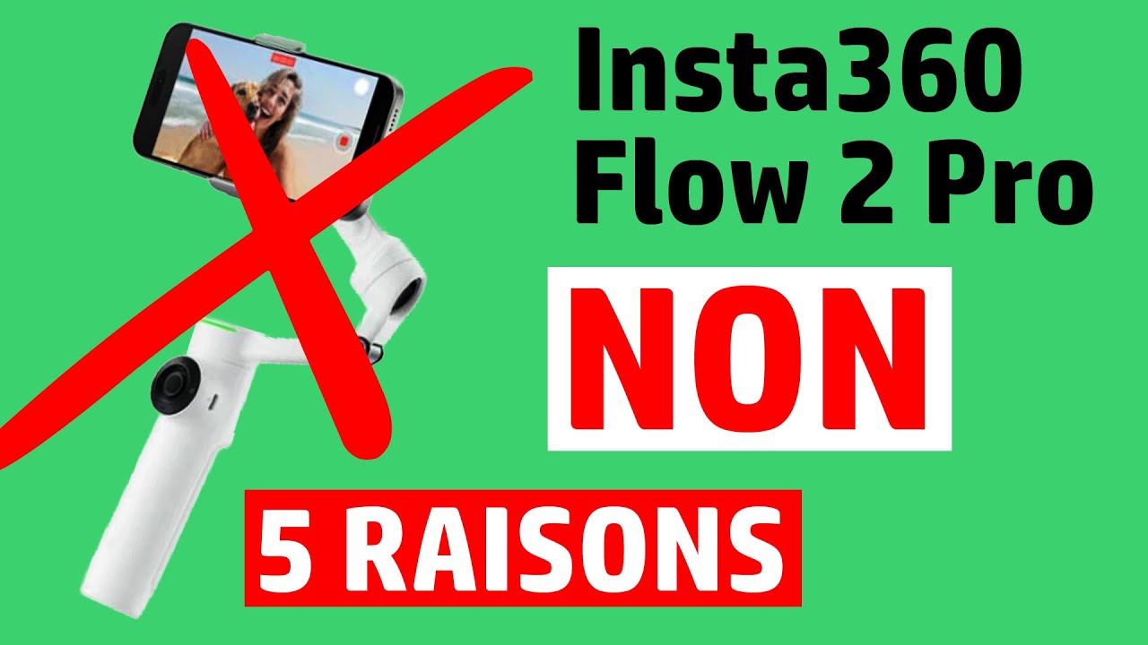 ❌ 5 RAISONS de NE PAS ACHETER ❌ Insta360 FLow 2 Pro ⚠️