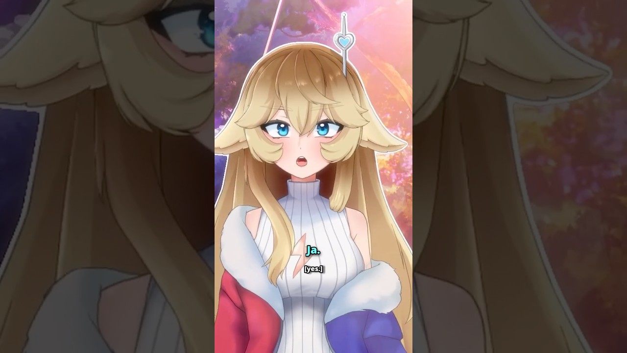 Is it hard to learn German? #vtuber #shorts