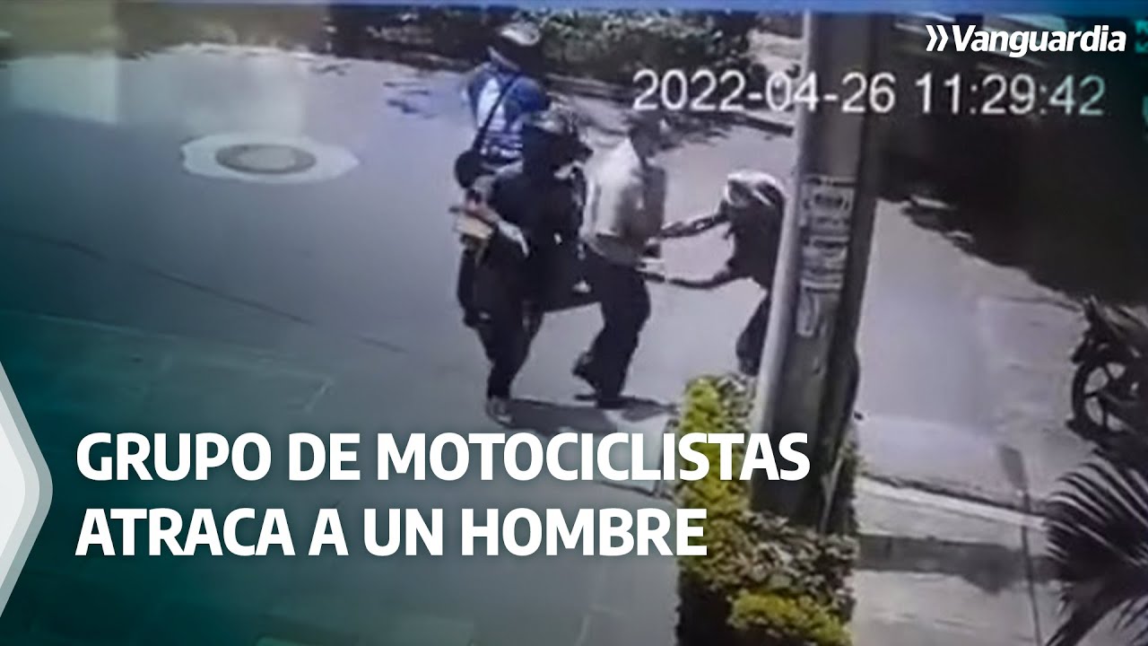 Grupo de motociclistas atraca a un hombre en Bucaramanga | Vanguardia