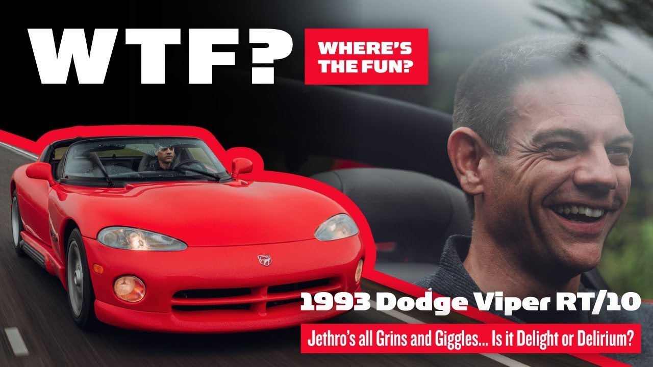 1993 Dodge Viper RT/10 | Jethro’s all grins and giggles. Is it delight or delirium?