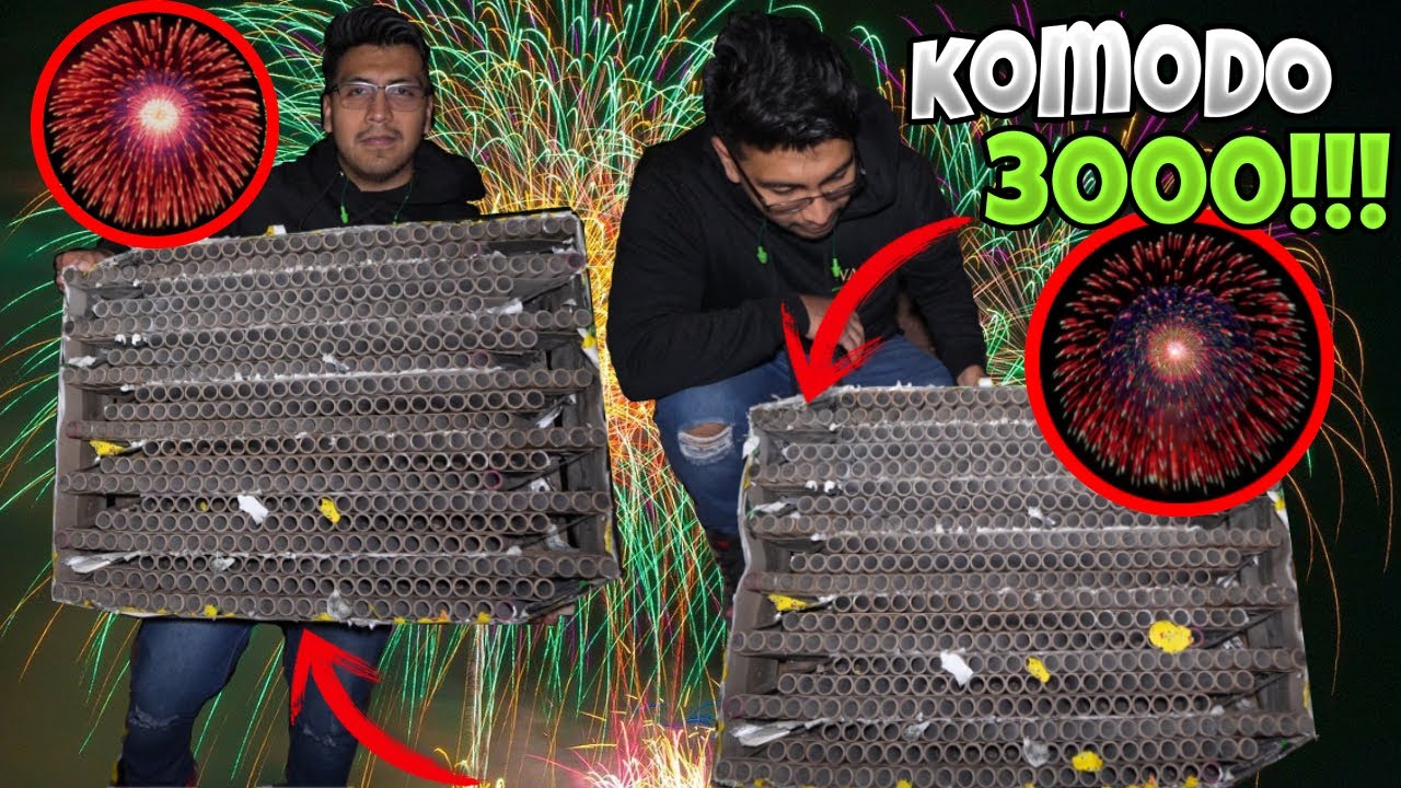 ENCONTRE EL KOMODO 3000!! PIROTECNIA WAMM LOCAL 155 SAN PABLITO TULTEPEC
