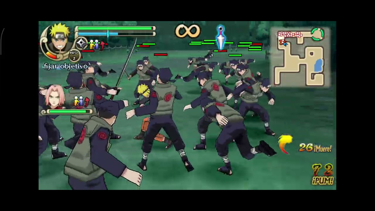 Naruto ultimate ninja impact_psp_ o desafio de kakashi_parte#2