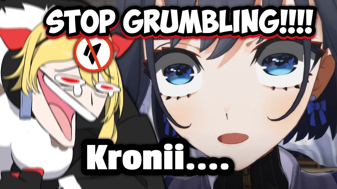 Kronii Loses It when Her Stomach Grumble Can be Heard on Stream