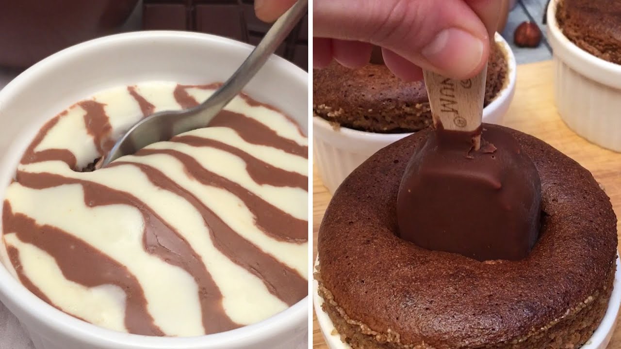 Melting Chocolate Cake for All🍫! Zebra Dessert🦓 Magic Brownies ✨Chocolate & Banana Cakes🍌