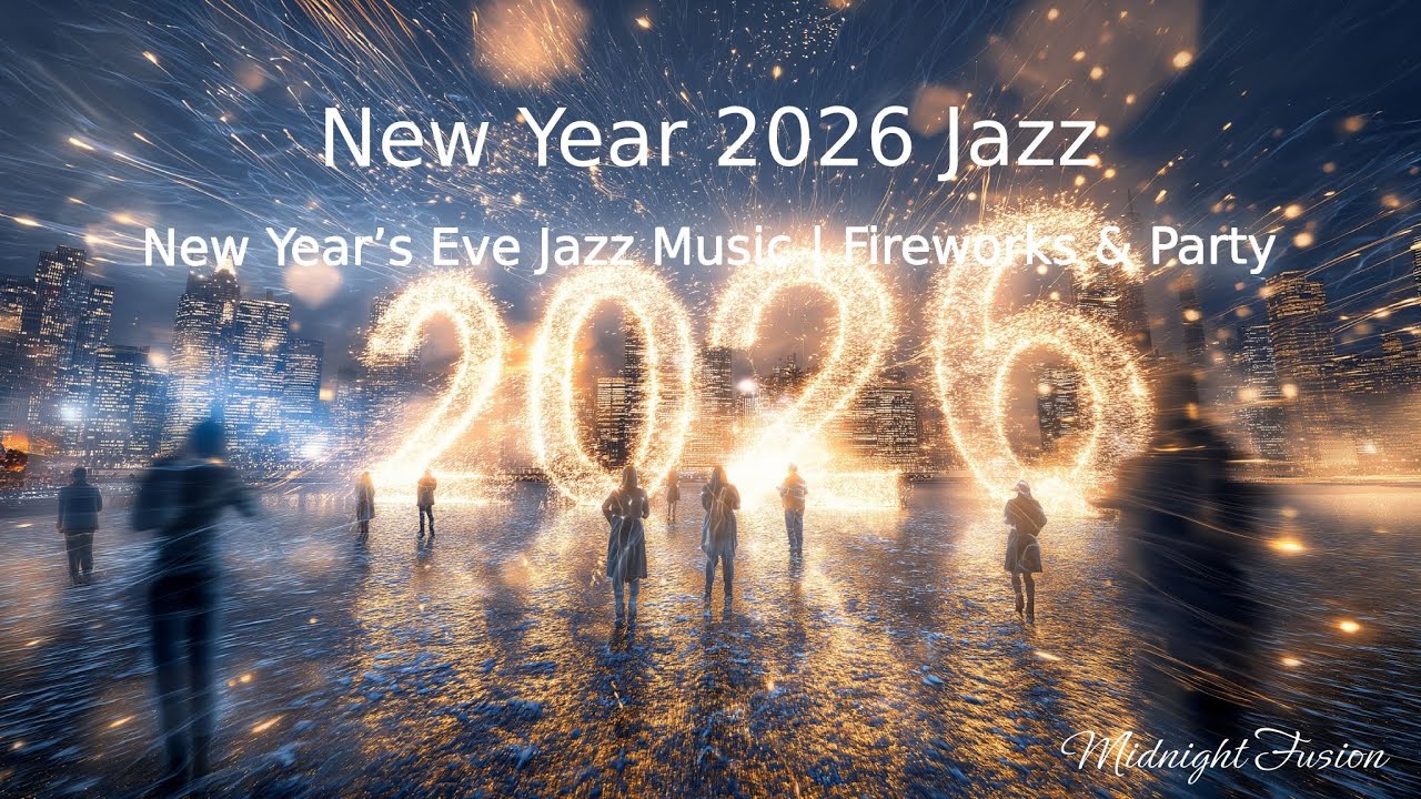 New Year 2026 Jazz | New Year’s Eve Jazz Music | Fireworks & Party