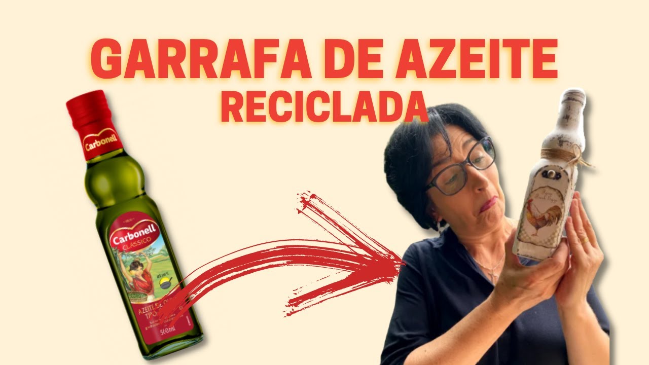 IDEIA INCRÍVEL com GARRAFA de AZEITE! Tania Marquato
