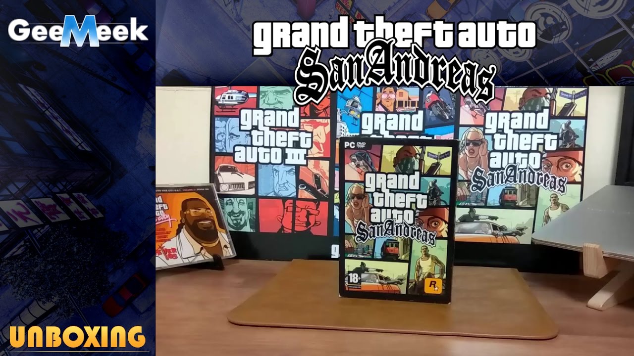 Grand Theft Auto: San Andreas - PC (First Edition) - Unboxing