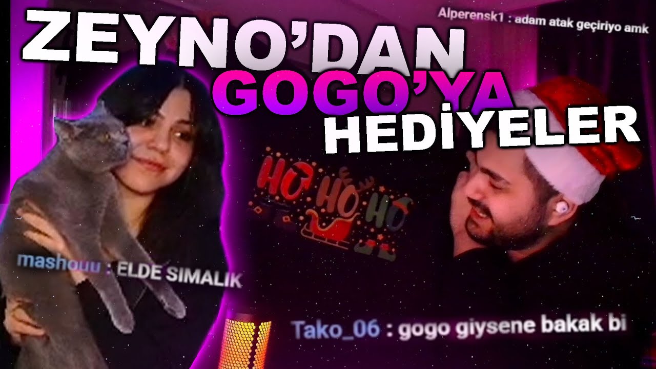 GOGO ZEYNONUN YAYINDA ZEYNONUN ALDIĞI HEDİYELERİNİ GÖSTERİYOR!!