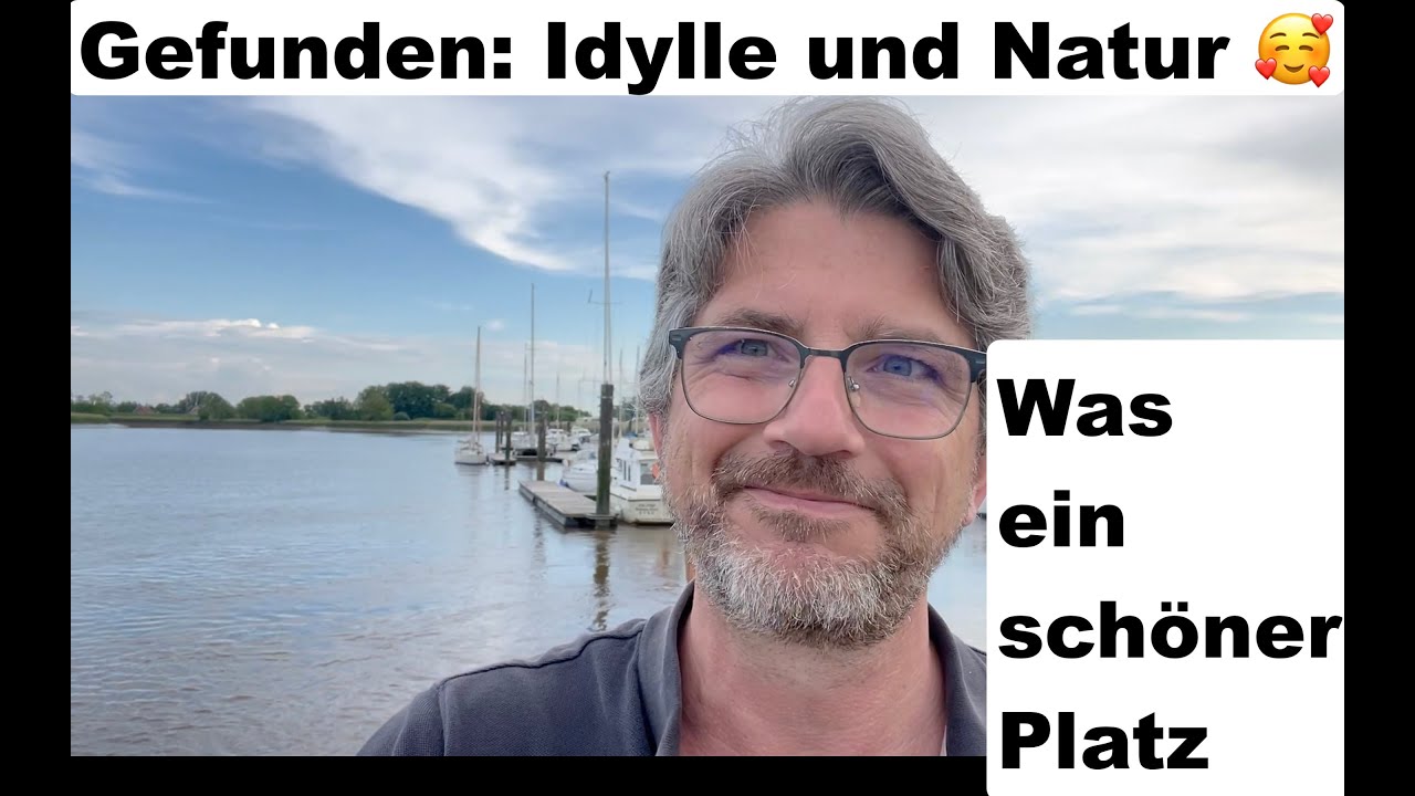 Was für eine PERLE in der NATUR 🥰! Schamlose Werbung für den Naturhafen Neuhaus an der Oste (Elbe)