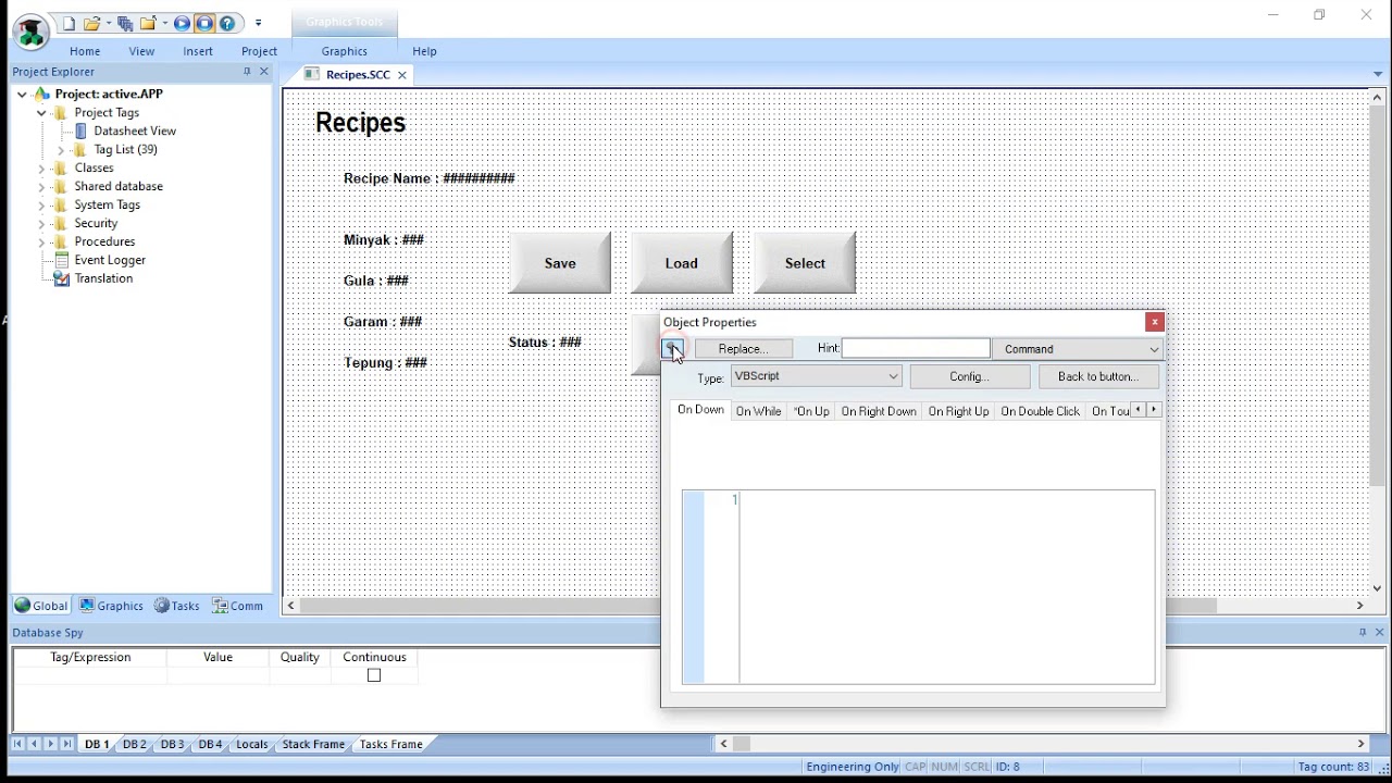 Recipe | Indusoft