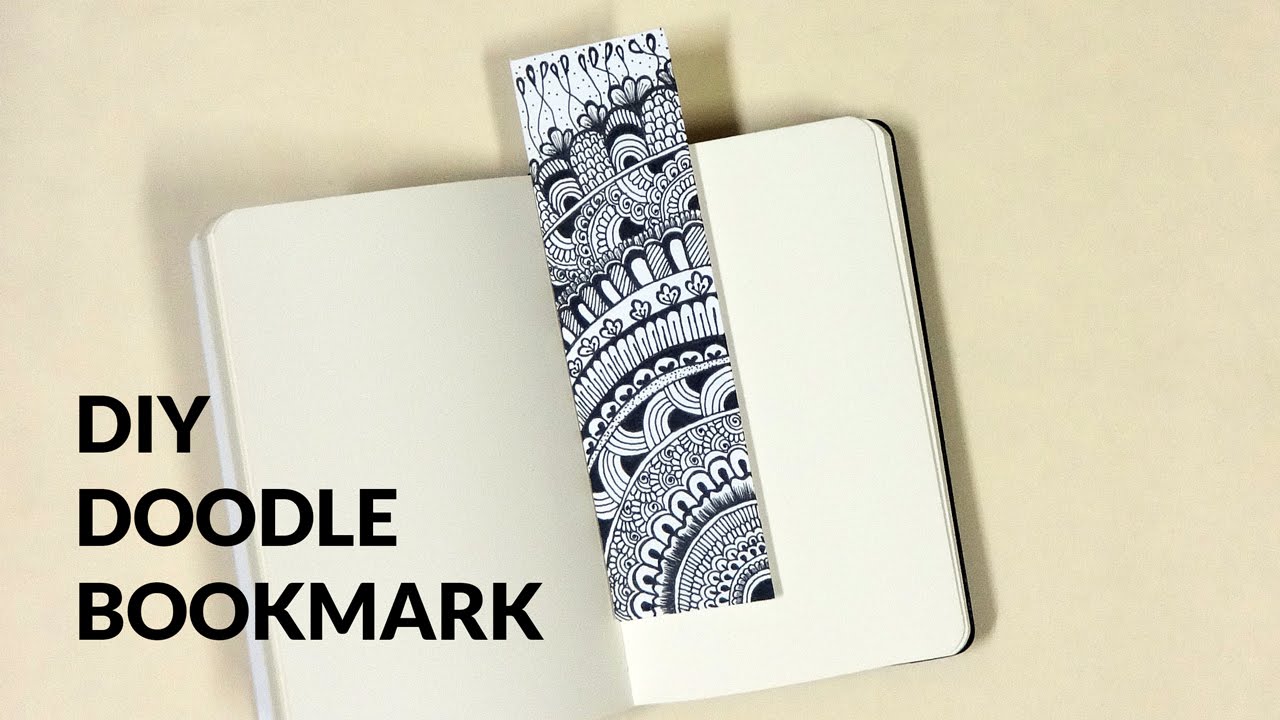 DIY Doodle Bookmark