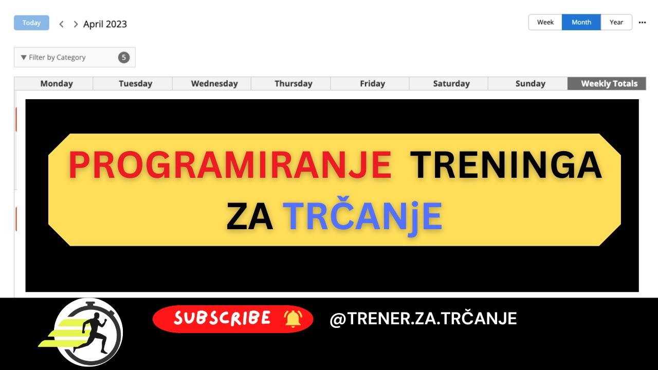 PROGRAMIRANJE trening za trčanje - priprema za polumaraton