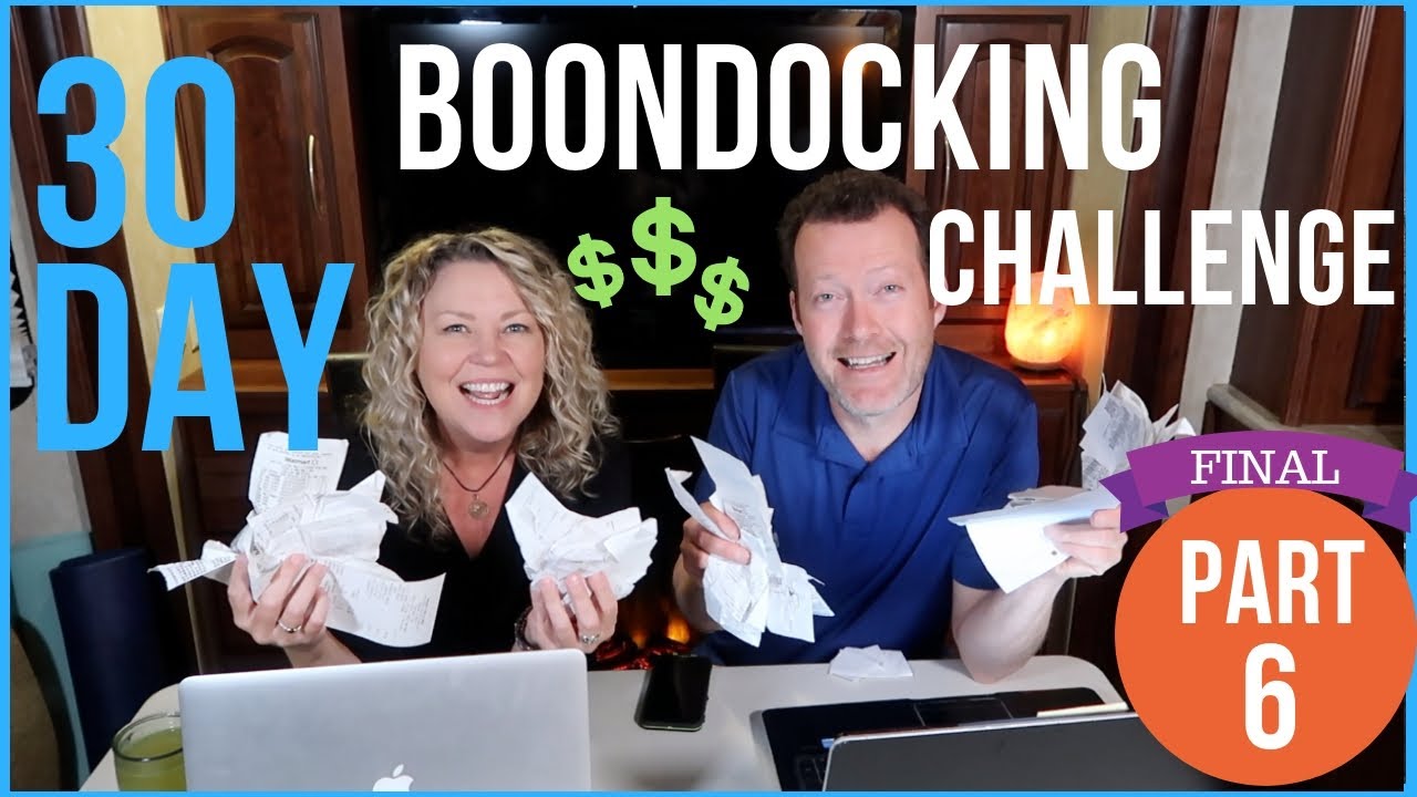 How Cheap Can You RV? 1 Month Expenses (30 Day Boondocking Challenge Finale Ep 6)