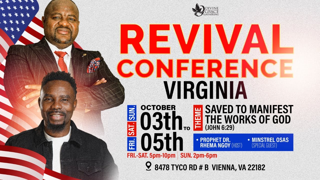 2025 DGG Revival Conference Virginia | Saved to Manifest the Works of God, Dr. Rhema Ngoy, Day 2