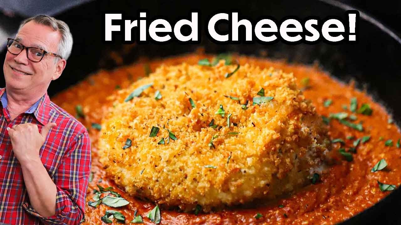 This Fried Burrata with Romesco is OFF-THE-CHARTS!