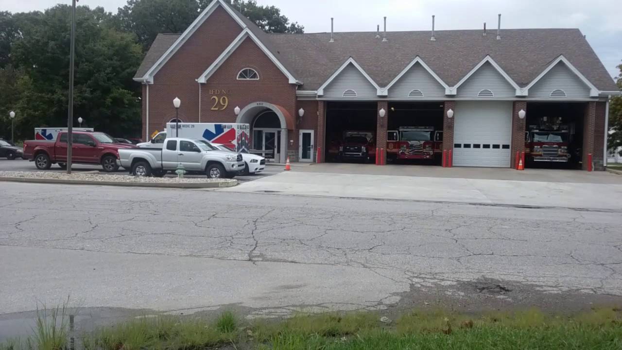 Indianapolis fire department with rumbler siren