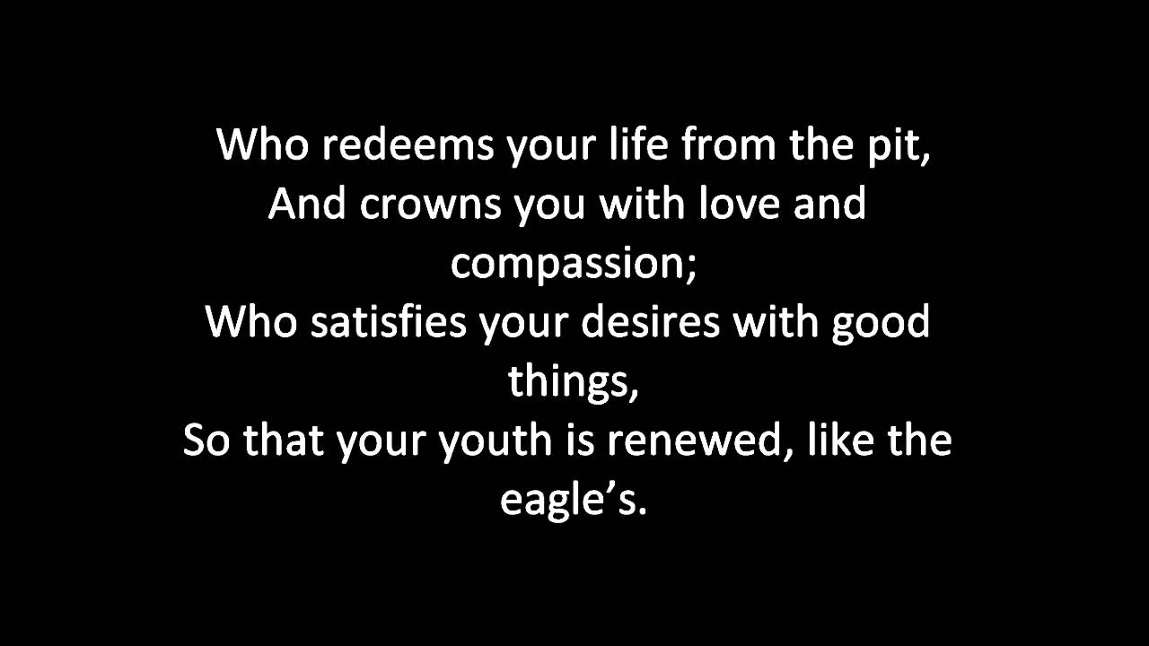 Psalm 103 All His Benefits