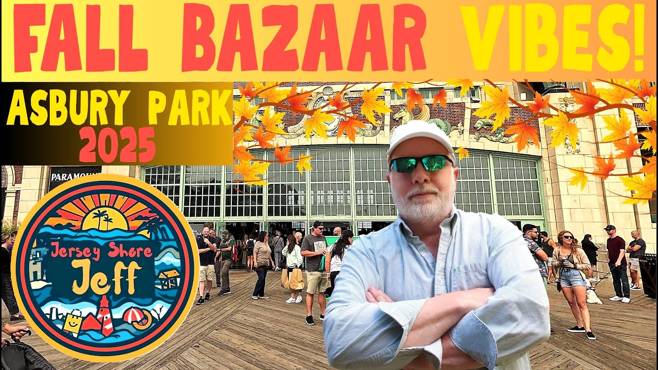 🏖️ Exploring the Asbury Park Fall Bazaar 2025: Convention Hall Tour & Local Vibes: Jersey Shore Jeff