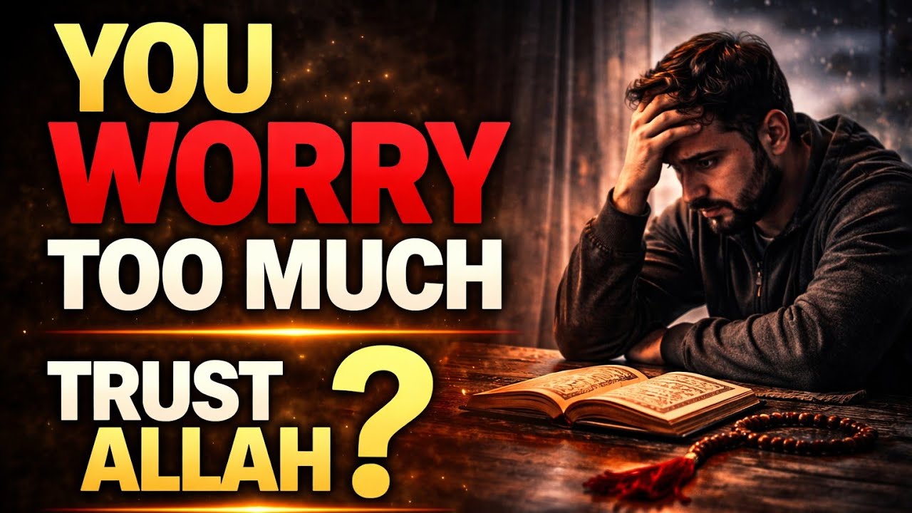 You worry too much, Allah sent you to this video 🌸