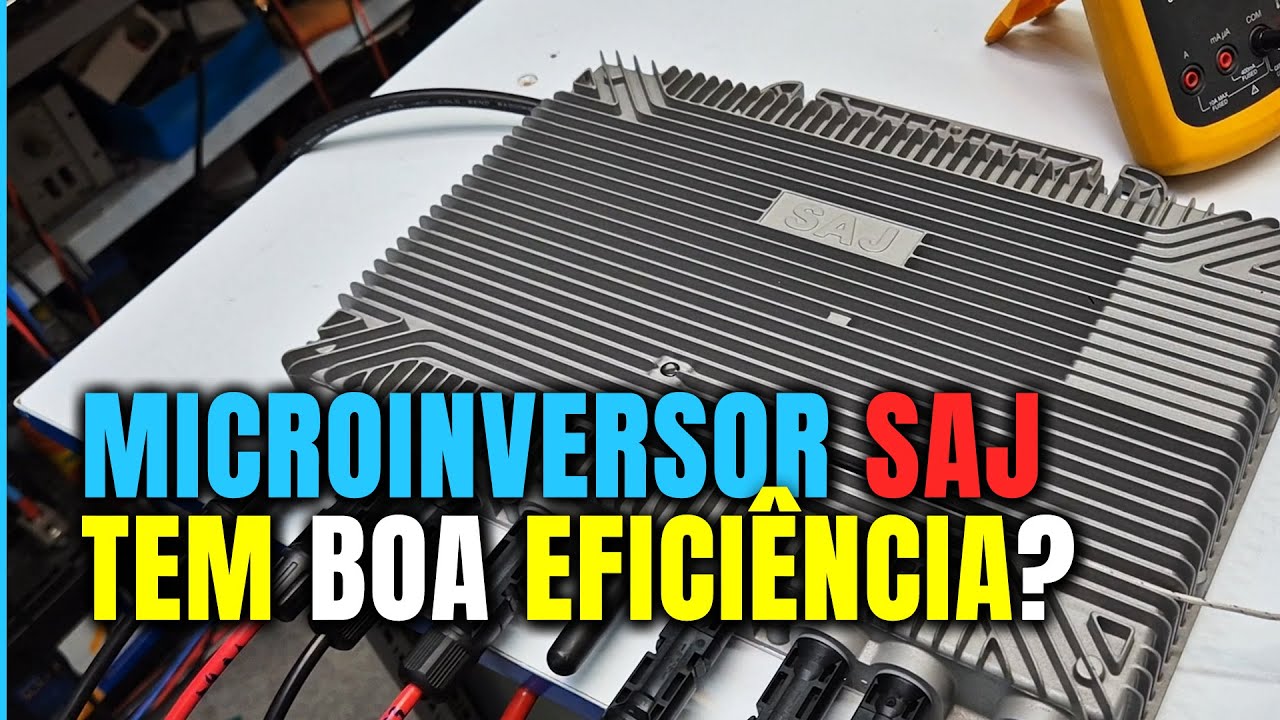 Teste de Eficiência do Microinversor SAJ M2 2250W | Eduardo Aquino Energia Solar