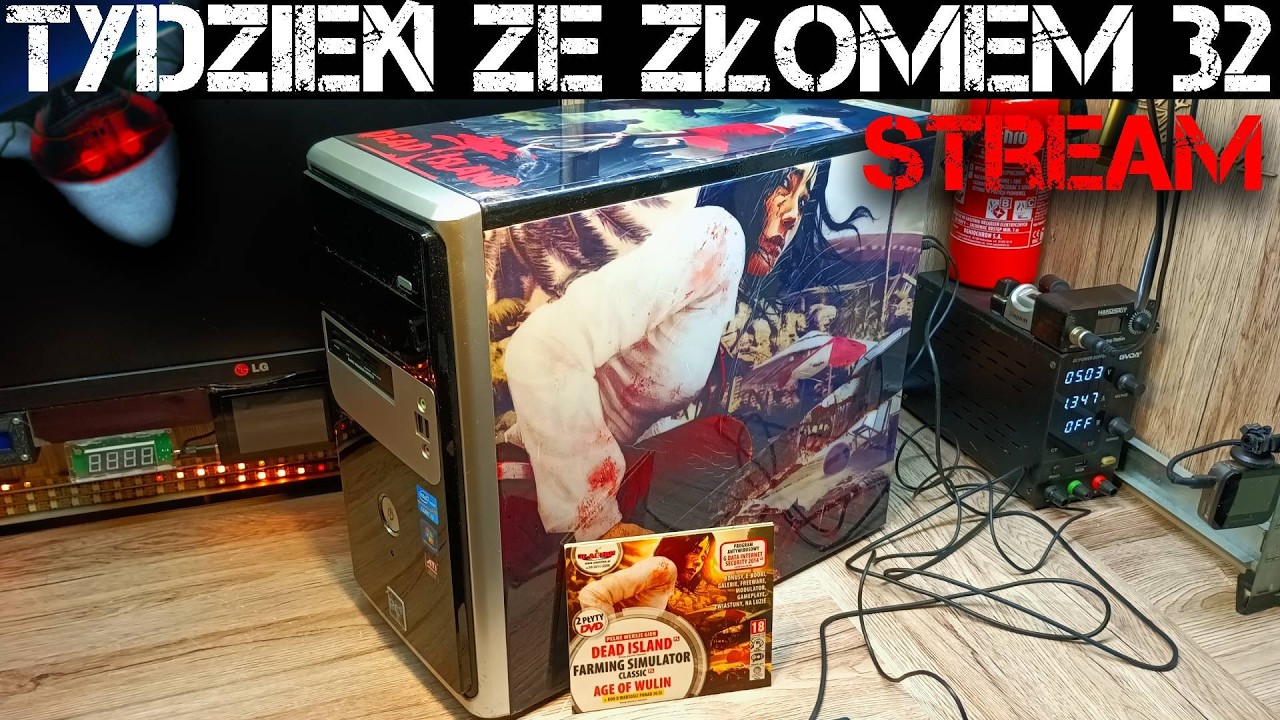 TZZ32/1 Pierwszy stream z Linuxa | Komputer Dead Island - Instalacja system&oacute;w i gry.