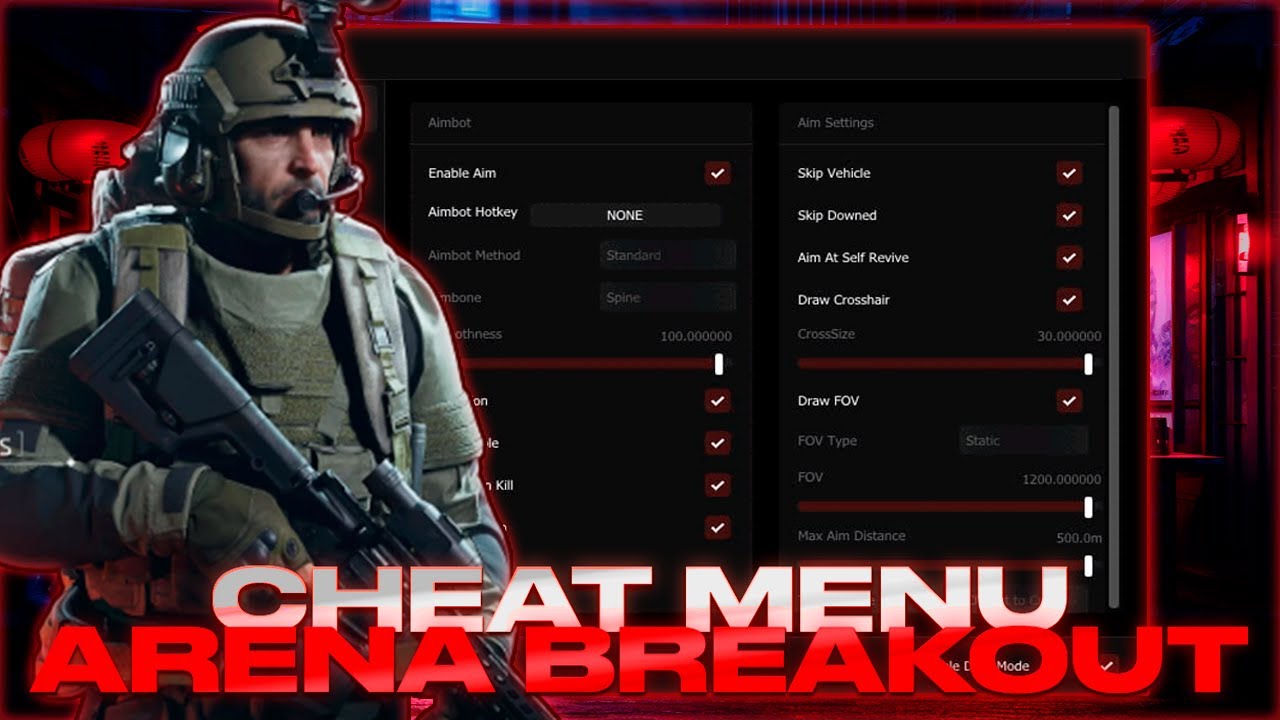 *[The Best] Cheat Menu - Arena Breakout | Best Cheat For ABI | Aim, Esp & Many | FREE Download 100%^