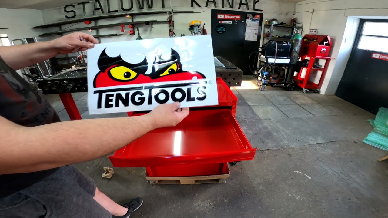 Tengtools - wózek narzędziowy - nowy zestaw narzędzi na Stalowym Kanale .