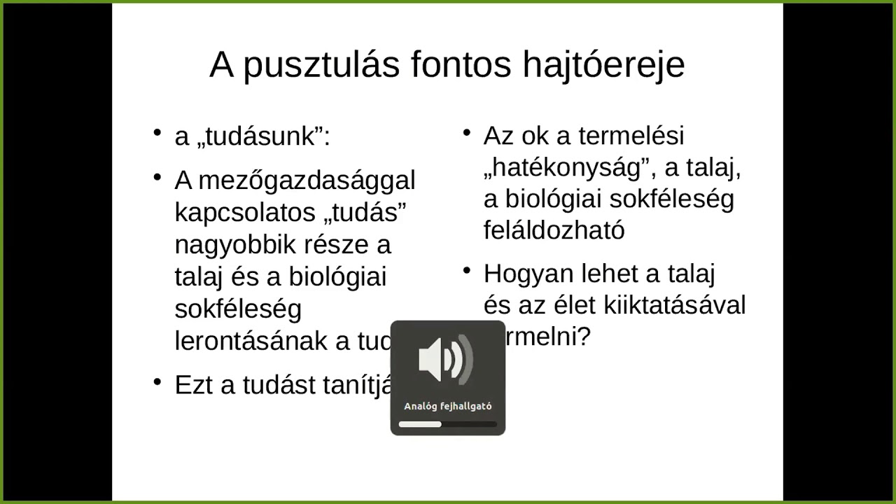 Gyulai Iván: A mélymulcsos gazdálkodás, a permakultúra és a talaj kapcsolata