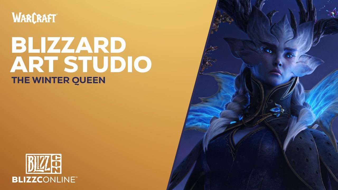 BlizzConline 2021 - Blizzard Art Studio: The Winter Queen - World of Warcraft