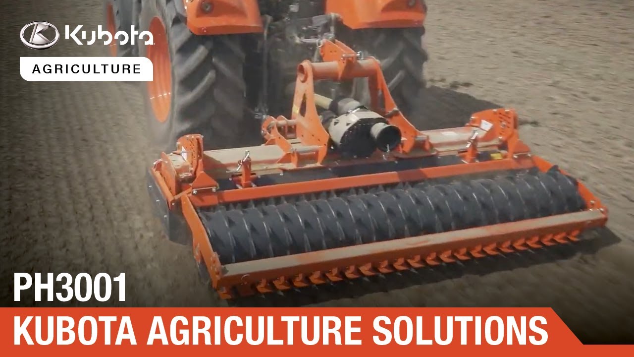 Kubota PH3001 Power Harrow Series: Boost Your Efficiency with Versatile Strength!