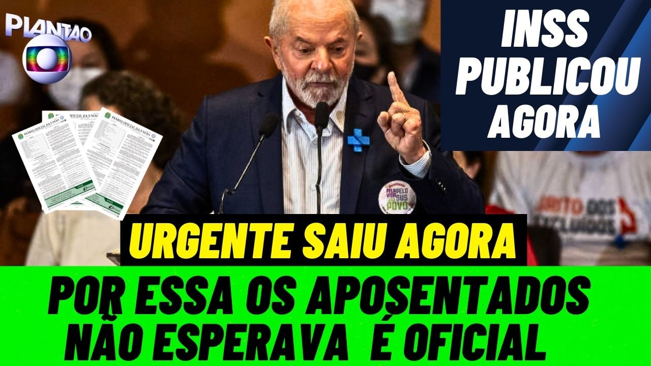 PREPARE SE: APOSENTADOS E PENSIONISTAS MUDAN&Ccedil;AS INSS + ORDEM DO GOVERNO AFETA OS BENEFIC&Iacute;ARIOS 09.03