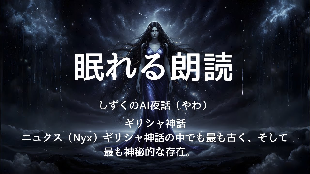 眠れる朗読　ギリシャ神話　夜の女神ニュクス