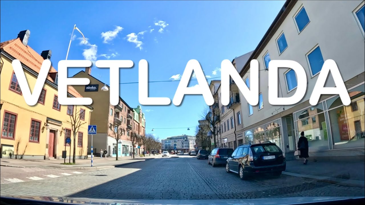 Vetlanda, Småland. Sweden / Driving Video