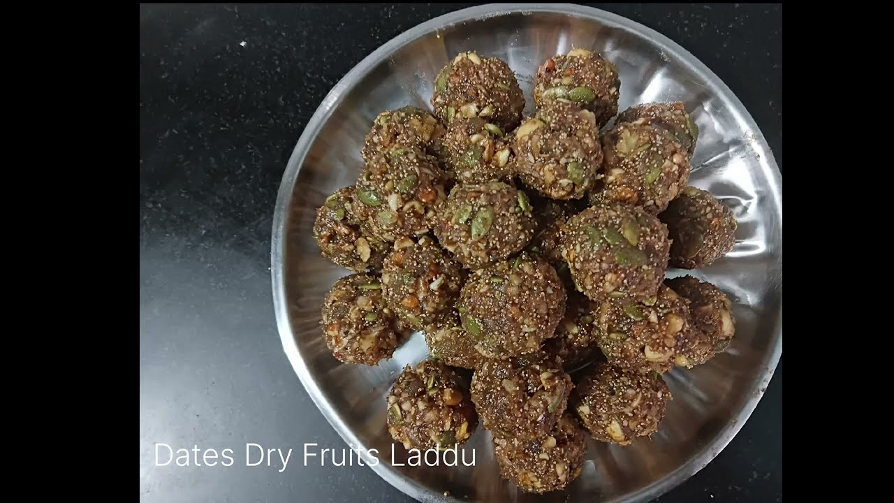 बिना गुड़ , चीनी के स्वादिष्ट  Dry Fruits  Laddu 