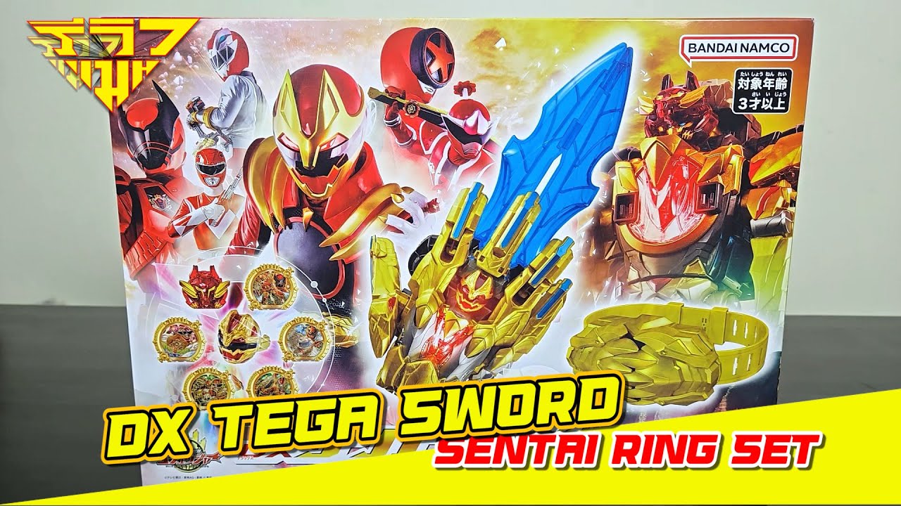 DX TEGA SWORD SENTAI RING SET [ รีวิวแมน Review-man ]
