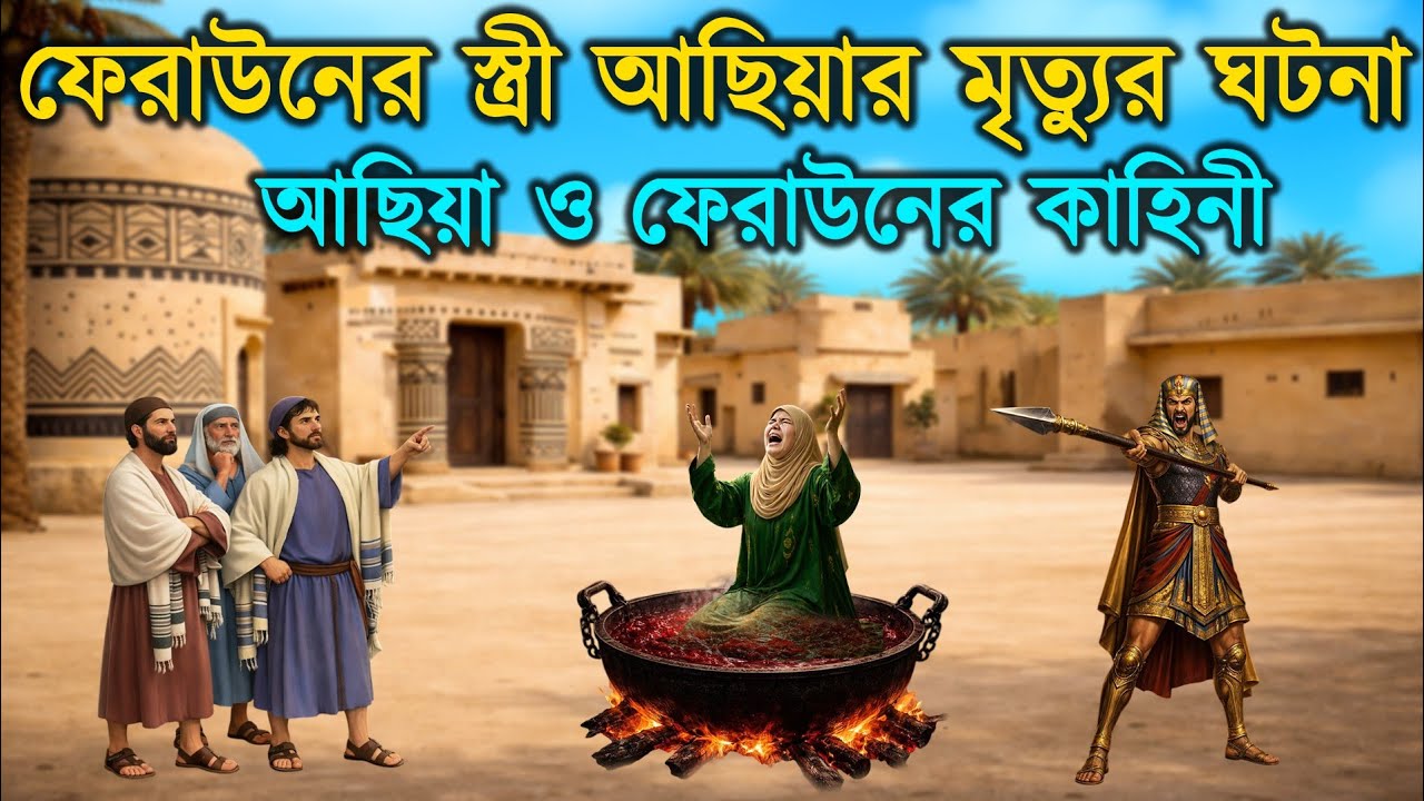 ফেরাউনের স্ত্রী আসিয়ার মৃত্যুর করুন কাহিনী | আছিয়ার মৃত্যুর ঘটনা | ইসলামিক কাহিনী | Islamic Golpo