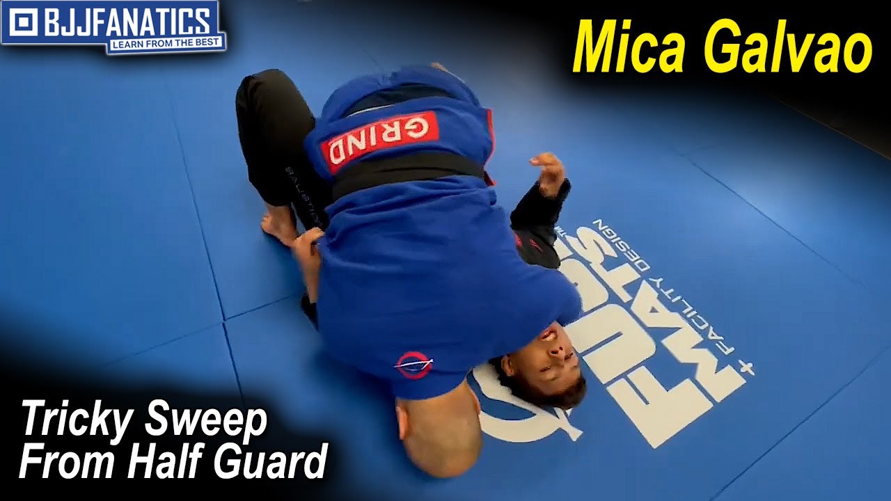 Tricky Sweep from Half Guard with Mica Galvao