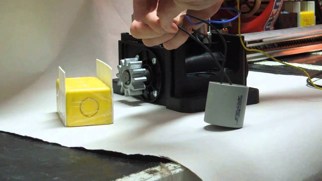 Como testar um motor de portão eletrônico sem placa de comando. TECASISTEMAS.COM.BR