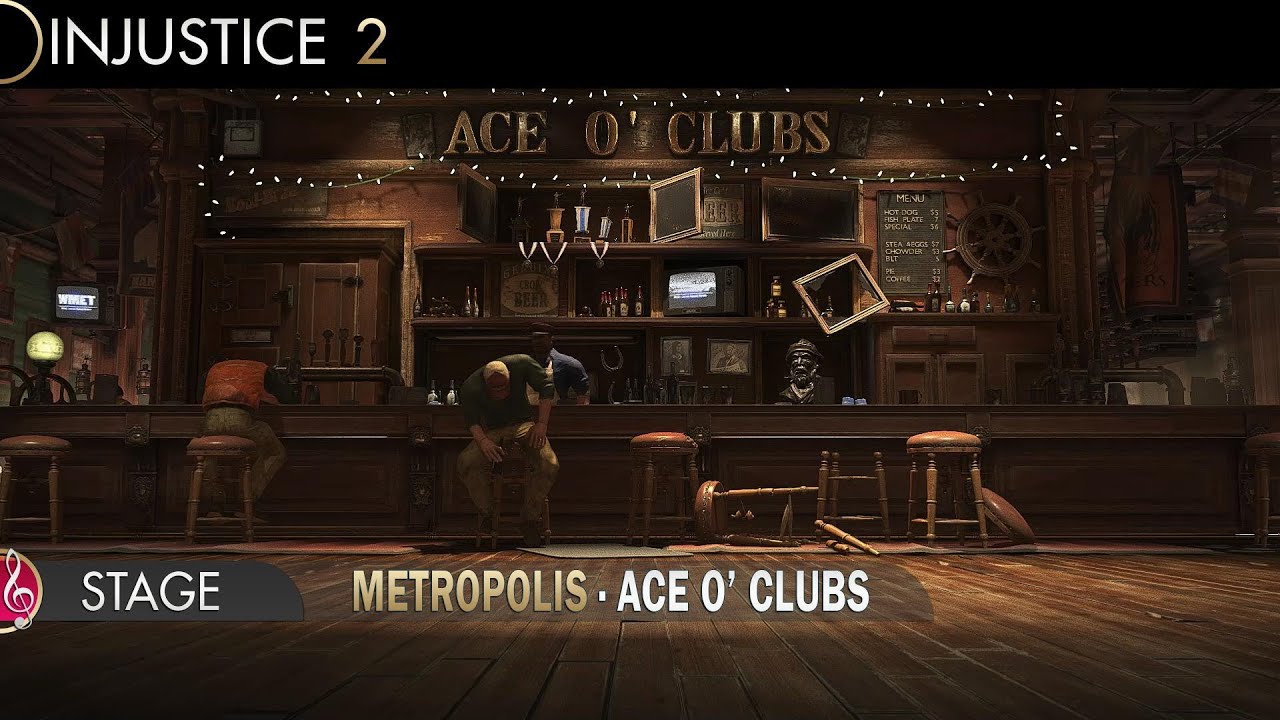 Injustice 2 ™ : Metropolis - Ace O' Clubs Bar - Stage (ST)