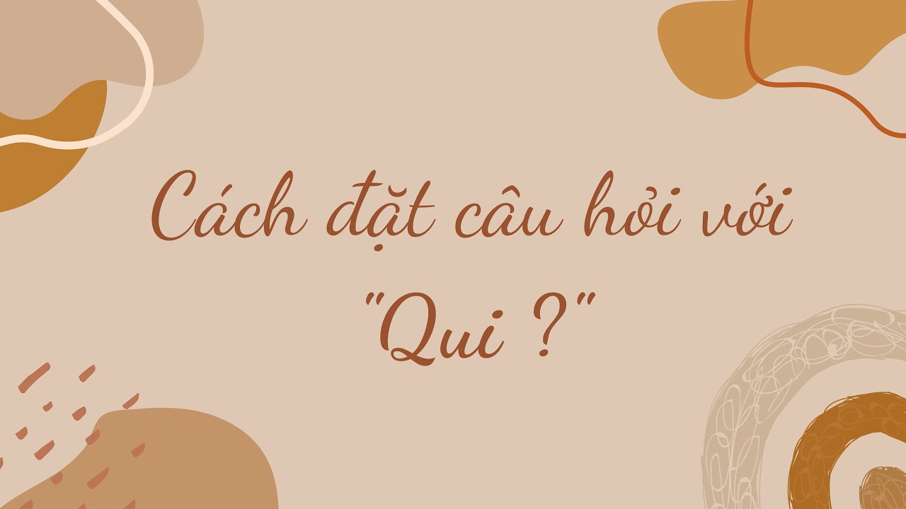 DELF A1: cách đặt câu hỏi 