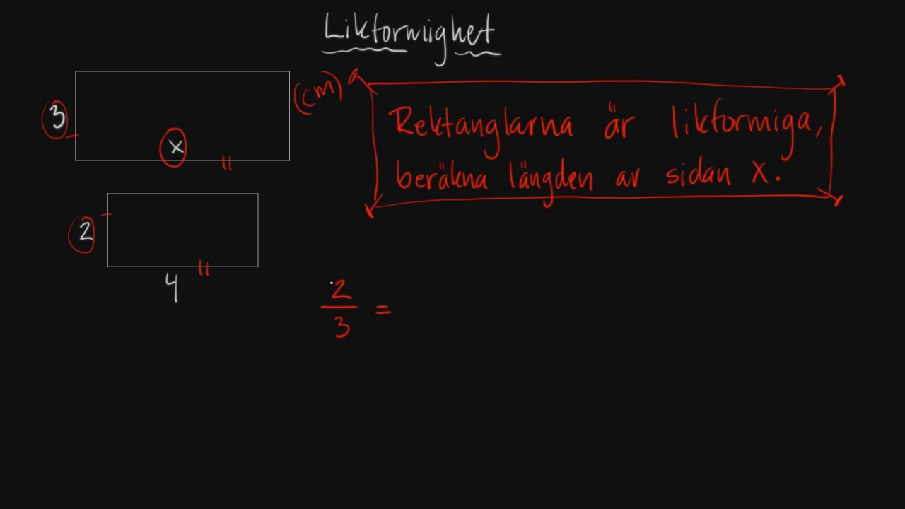 Likformighet 1 - Geometri - &Aring;k 9