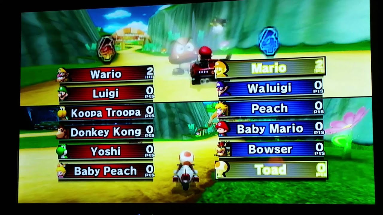 Mario Kart Wii! CrocMaster vs. Chubbypikachu101