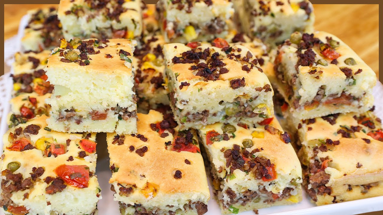TORTA DE CARNE MOÍDA DE LIQUIDIFICADOR - SUPER FÁCIL - DELICIOSA - RÁPIDA - Receitas de Pai