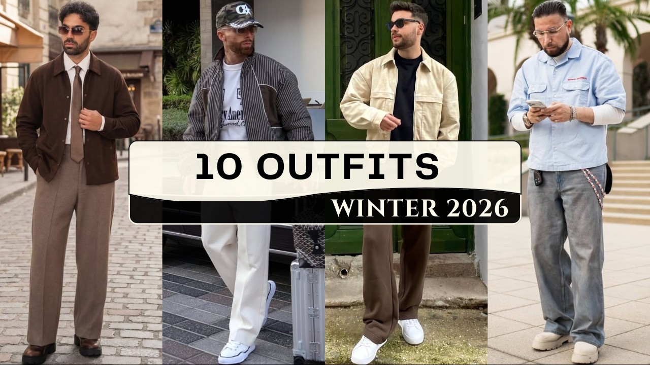 10 Latest Outfits for Men | Winter 2026 Fashion