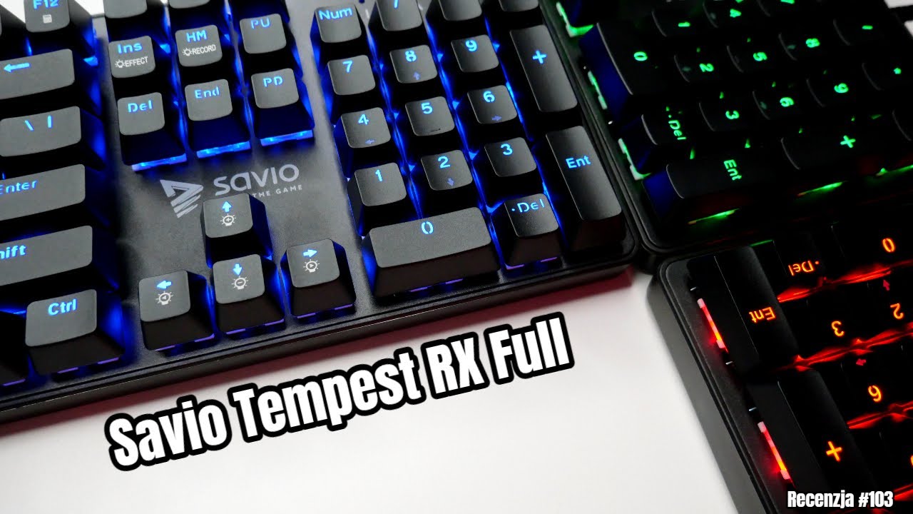 Savio Tempest RX Full - najtańsza pełnowymiarowa klawiatura na Outemu | Recenzja #103