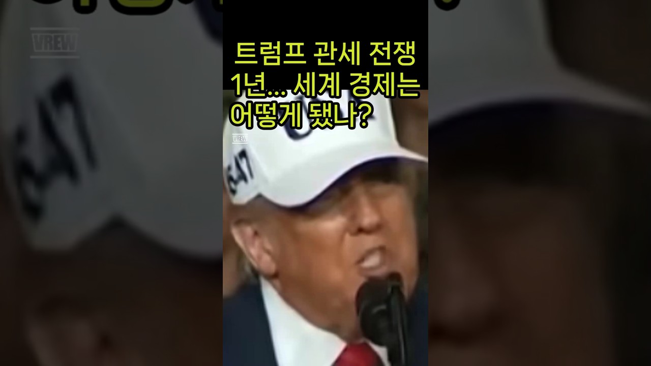 트럼프 관세 전쟁 1년, 세계 경제는 어떻게 됐나  #트럼프관세 #무역전쟁 #국제경제 #미국관세 #한국경제 #2026경제 #관세전쟁1년 #세계경제 #쇼츠