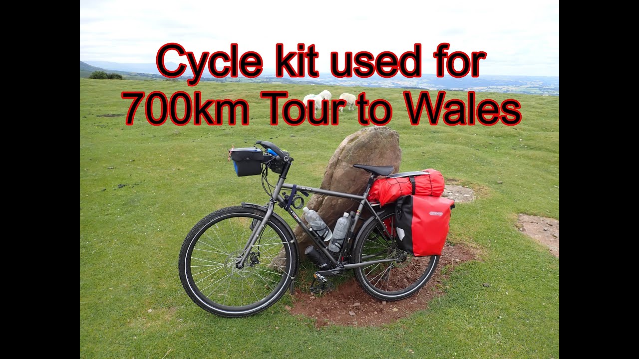Cycle Touring Kit used for 700km Wales Tour