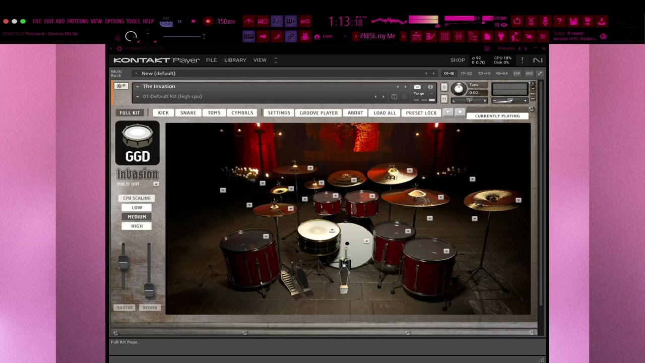PRESIDENT - “Destroy Me” | Drum Recreation (Zakk Cervini Style)
