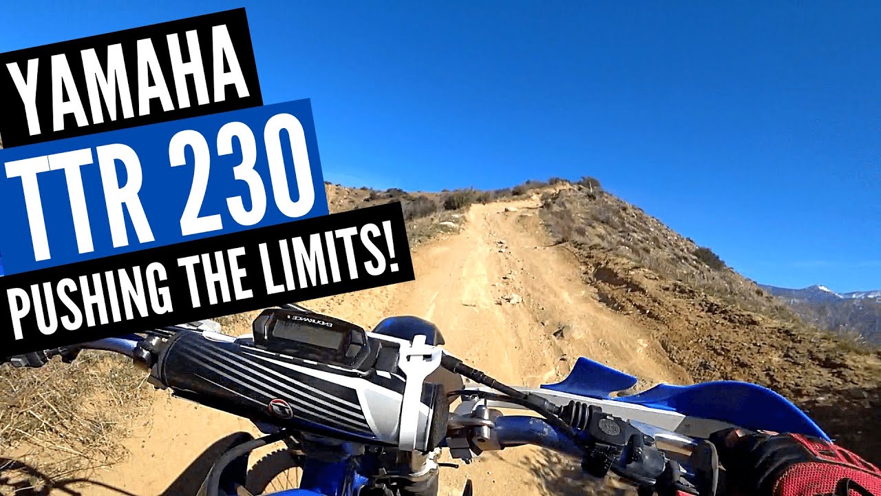 Yamaha TTR 230 — подъёмы на холмы, катание по бездорожью и преодоление границ! (Baldy Mesa)